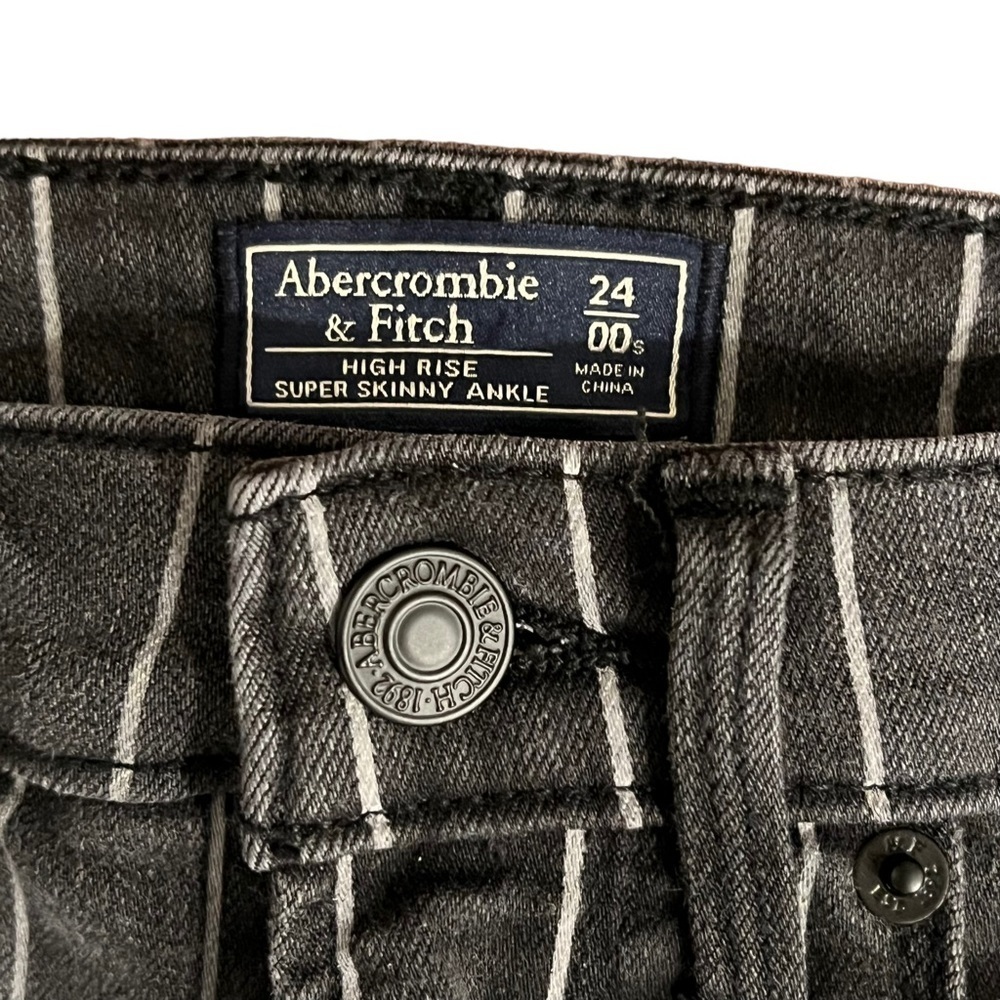 𝅺abercrombie & Fitch High Rise Super Skinny Ankle Jeans - 00S - Picture 3 of 3